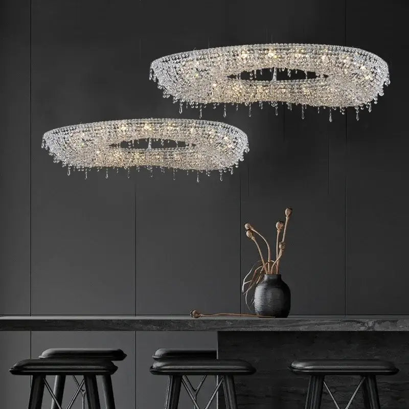 Modern luxury decorbites crystal chandelier dining room pendant light