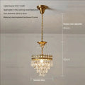 Modern golden crown decorbites crystal chandelier for dining room