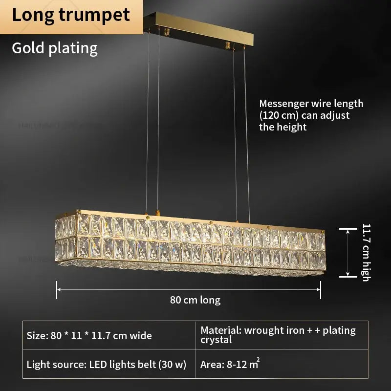Modern luxury gold decorbites crystal chandelier for living room