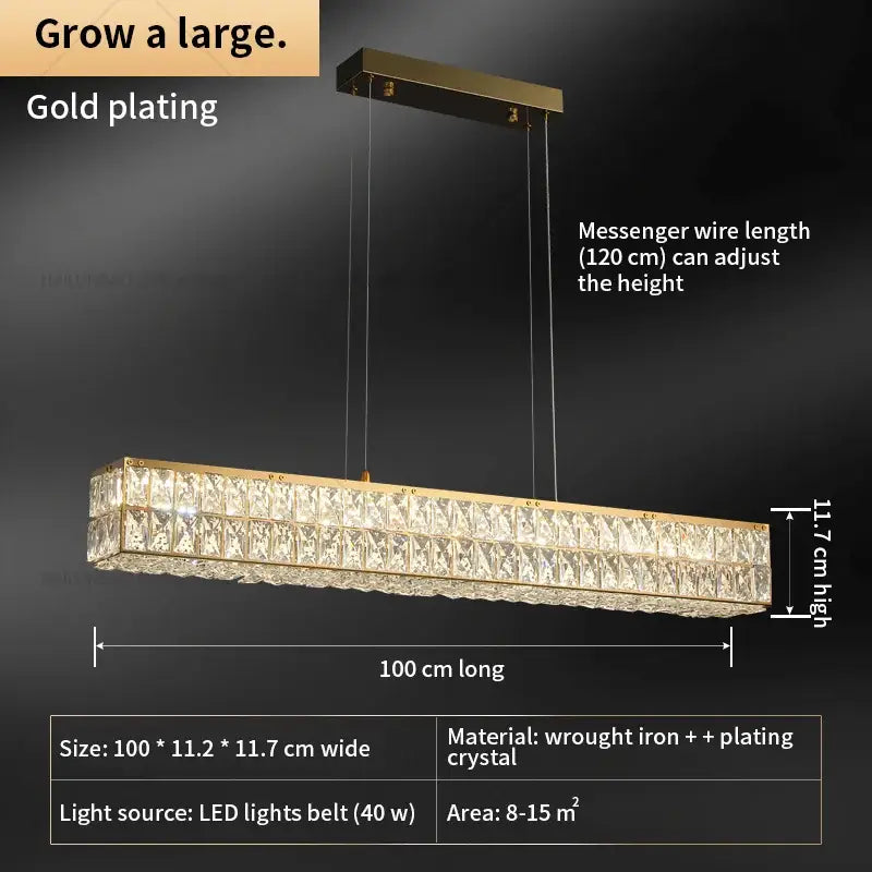 Modern luxury gold decorbites crystal chandelier for living room
