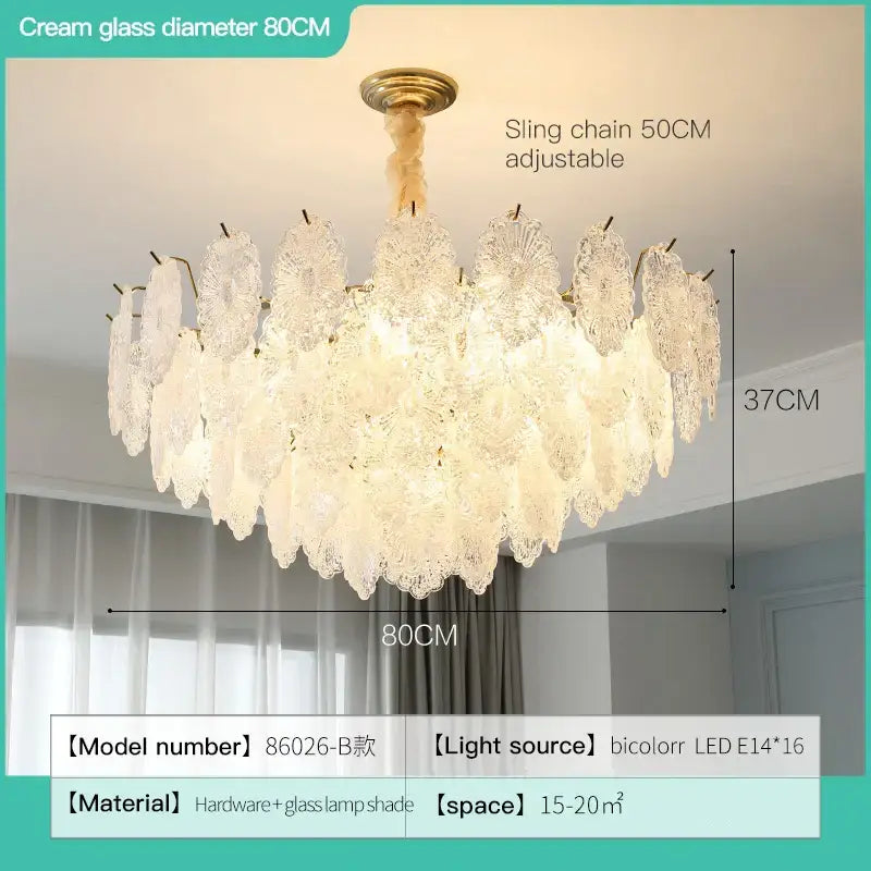Modern white and gold decorbites crystal chandelier bedroom light