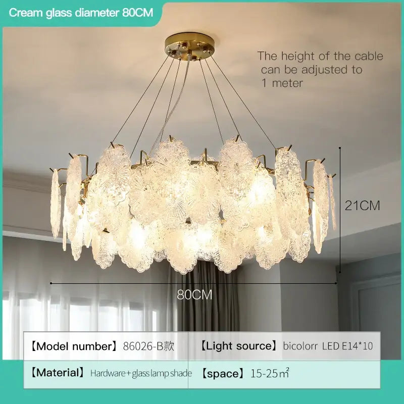 Modern white and gold decorbites crystal chandelier bedroom light