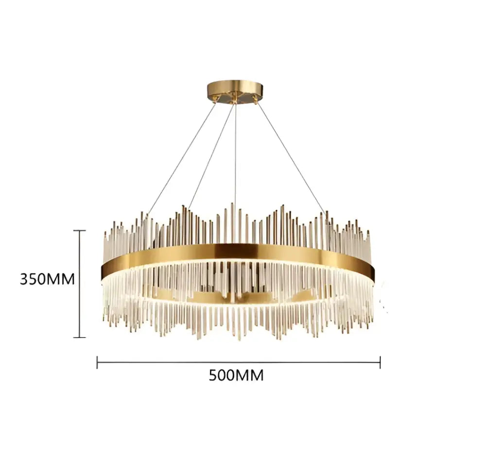 Modern gold decorbites crystal chandelier dining room pendant light