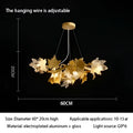 Rustic french country decorbites crystal chandelier dining room leaf design
