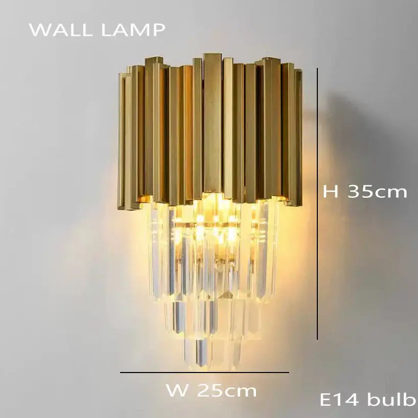 Classic gold decorbites crystal chandelier for dining room luxury light