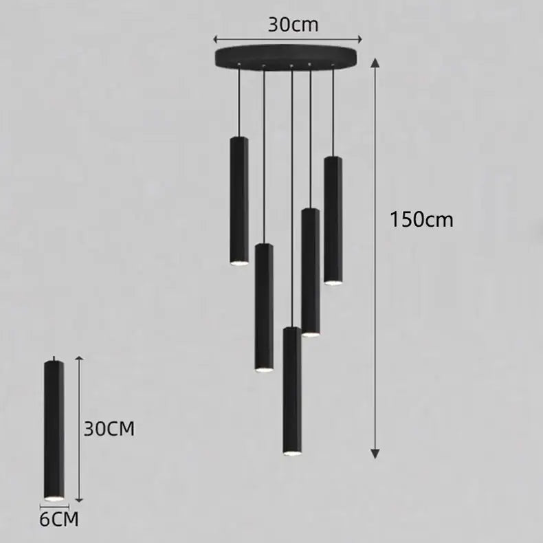 Modern black decorbites crystal chandelier living room pendant light