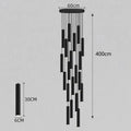 Modern black decorbites crystal chandelier living room pendant light