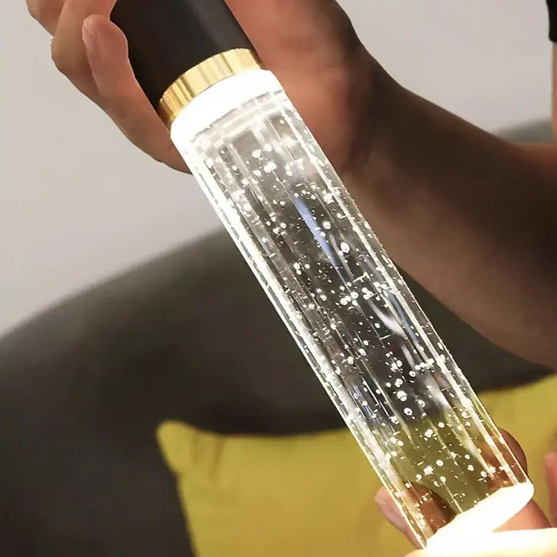 Modern black & clear crystal chandelier living room pendant light