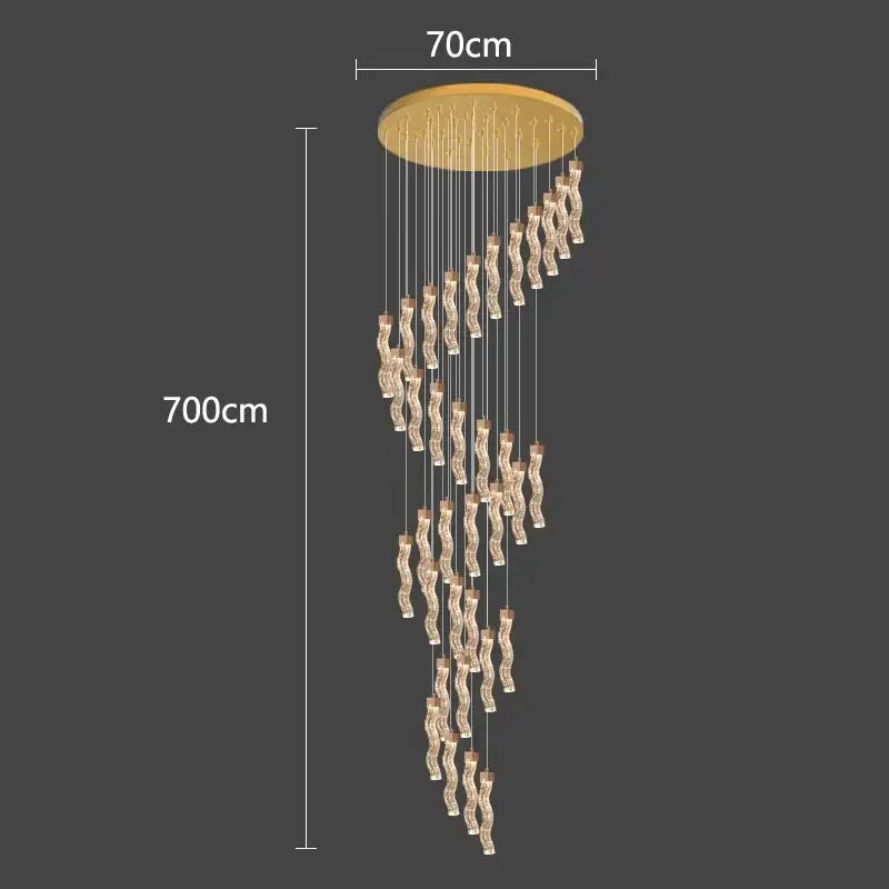 Modern gold decorbites crystal chandelier living room pendant lamp