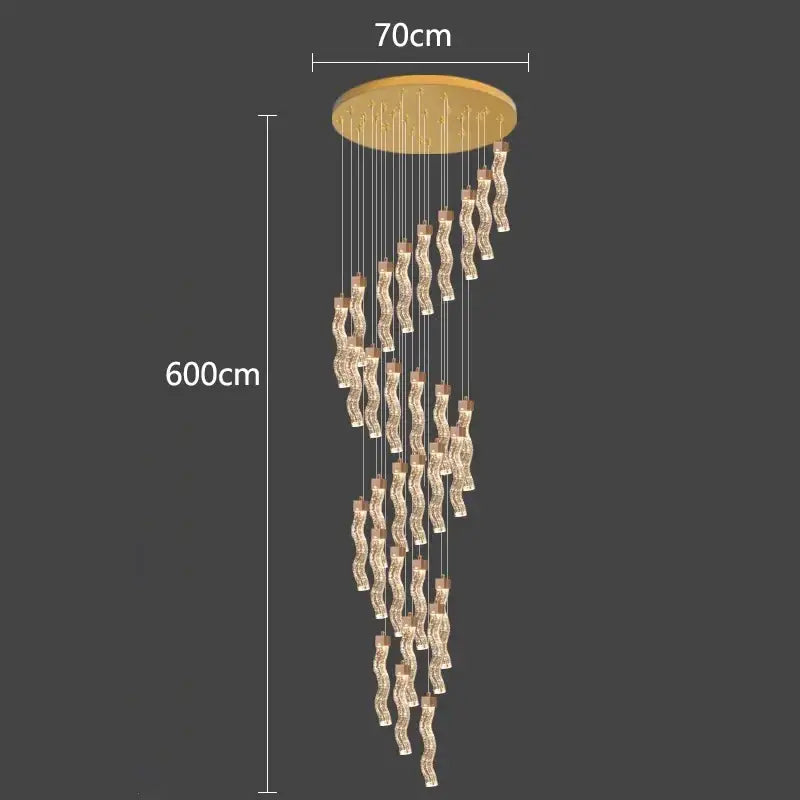 Modern gold decorbites crystal chandelier living room pendant lamp