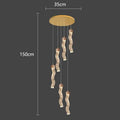Modern gold decorbites crystal chandelier living room pendant lamp
