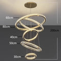 Golden spiral decorbites crystal chandelier stair pendant living room