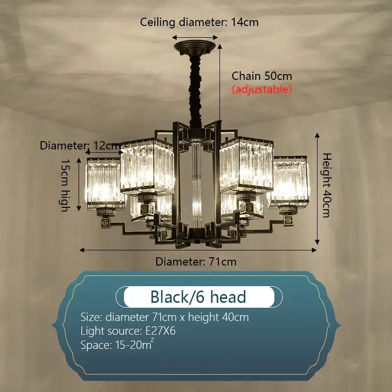 Modern bronze decorbites crystal chandelier living room lighting
