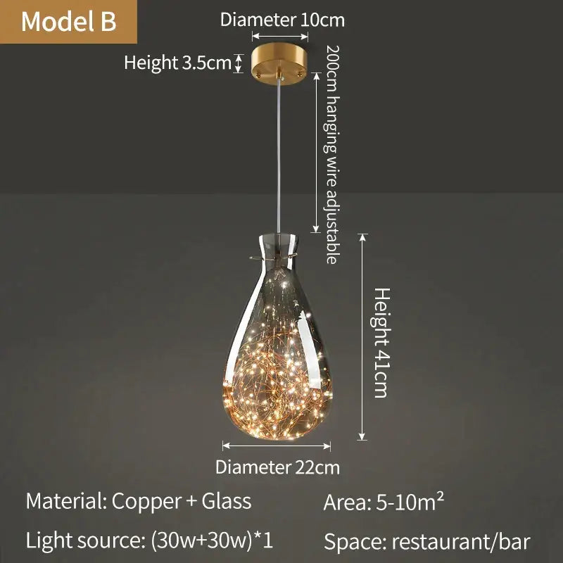 Modern gold crystal chandelier kitchen led pendant lights