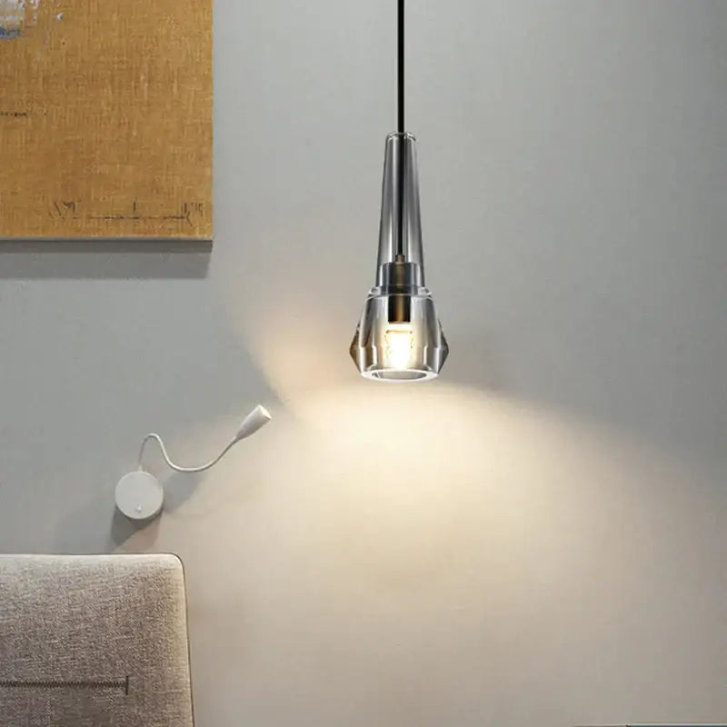 Decorbites crystal copper chandelier living room clear glass light