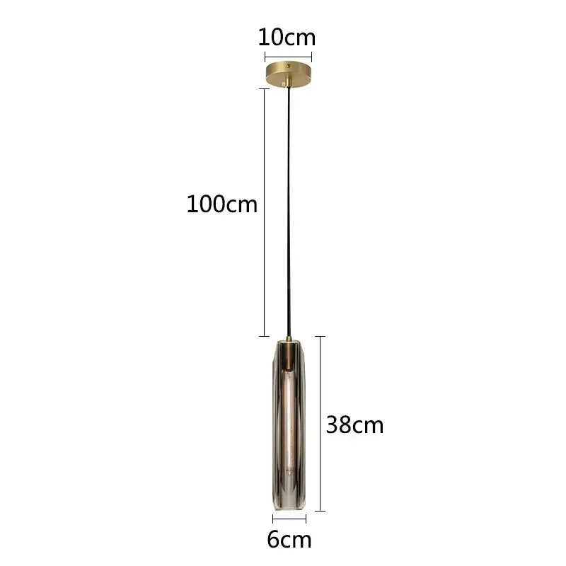 Decorbites crystal copper chandelier living room clear glass light