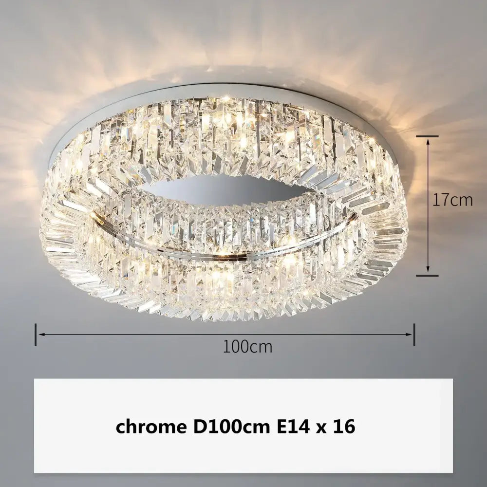 Decorbites crystal gold chandelier crystal gold ceiling light dining room