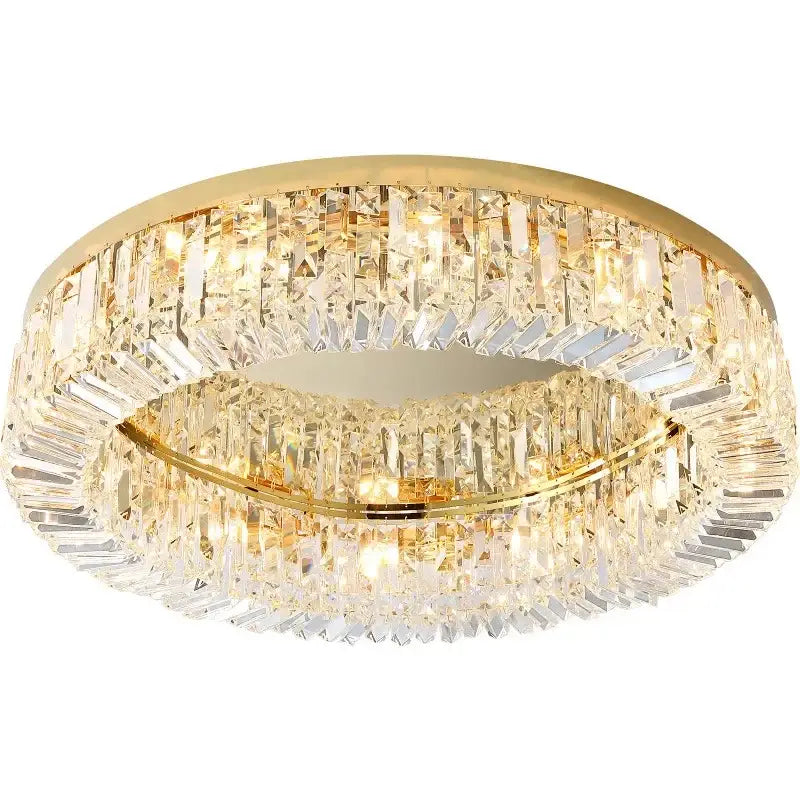Decorbites crystal gold chandelier crystal gold ceiling light dining room