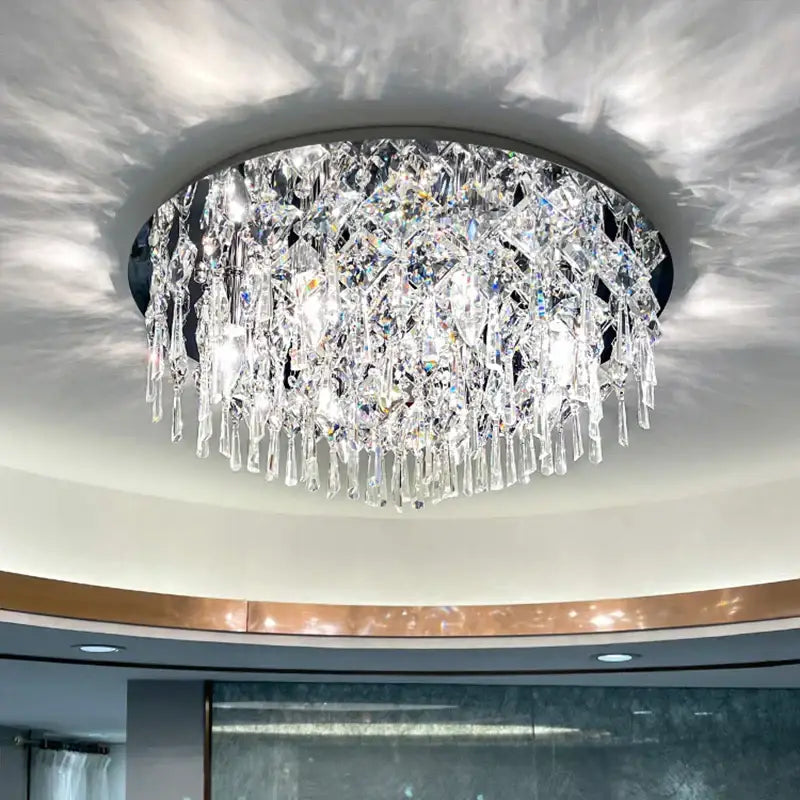 Modern black decorbites crystal light living room chandelier