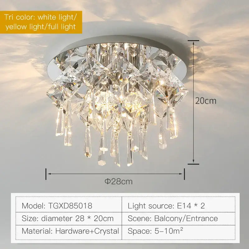 Modern black decorbites crystal light living room chandelier