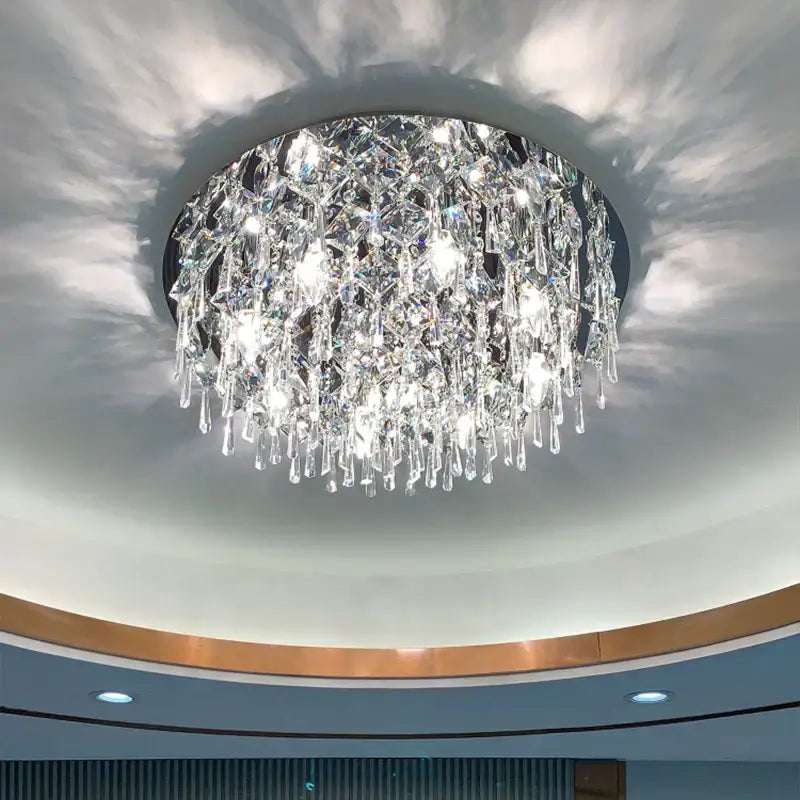 Modern black decorbites crystal light living room chandelier