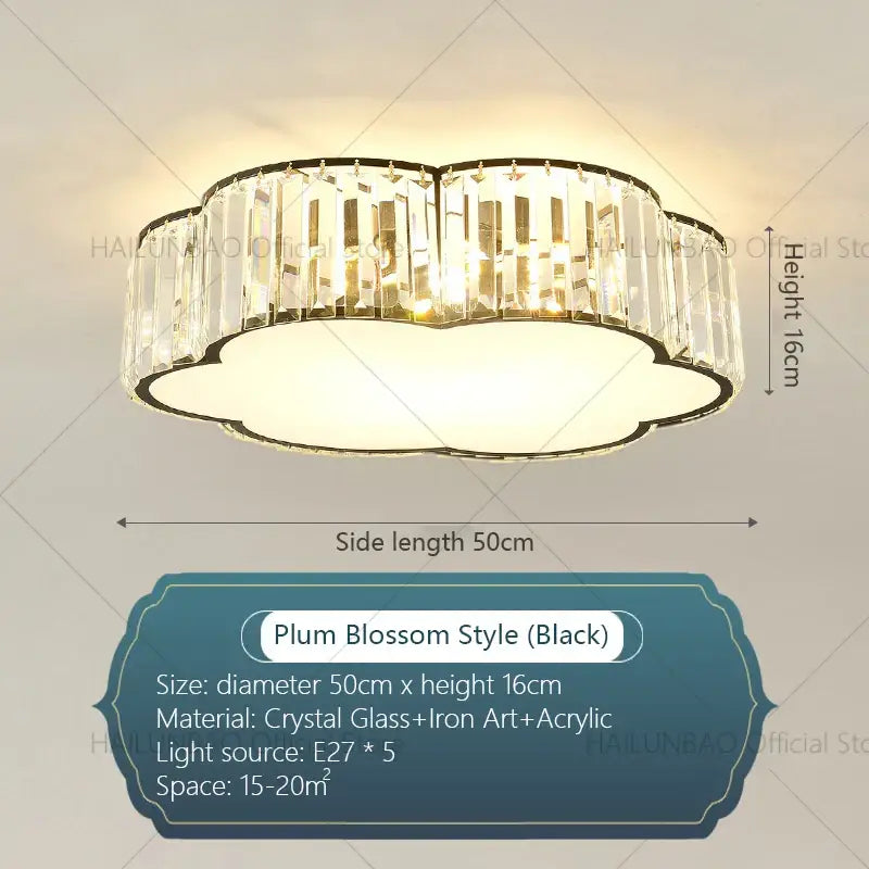 Modern cloud gold ceiling light living room decorbites crystal light