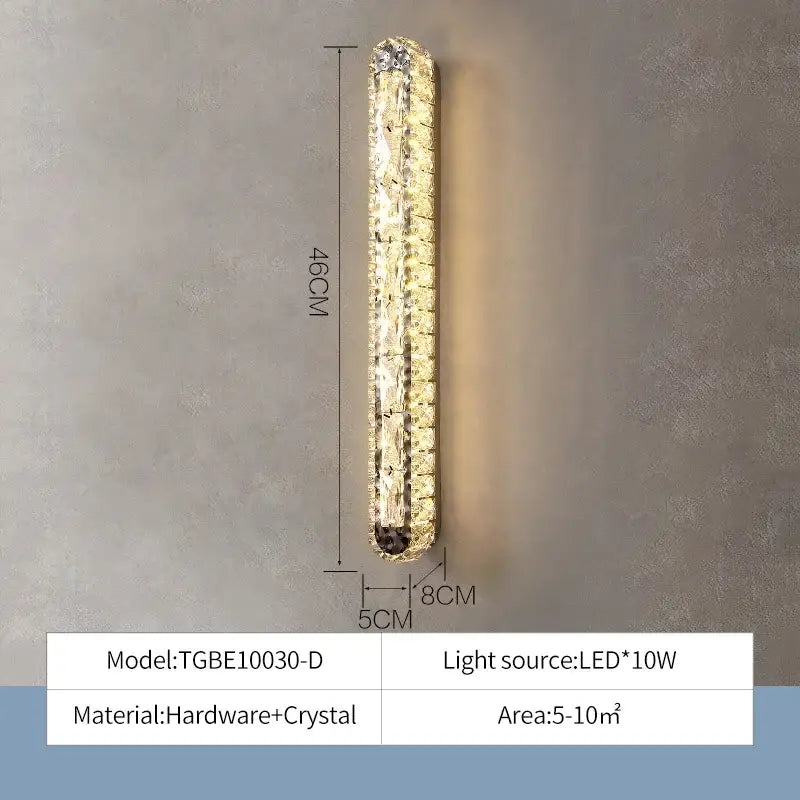 Modern crystal liner ceiling chandelier dining room led light