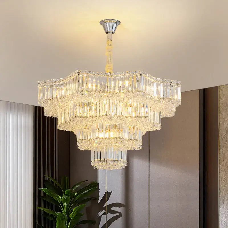 Modern luxury crystal livingroom chandelier for dining room