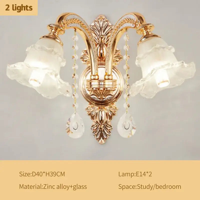 Modern gold crystal luxury ceiling chandelier for living room