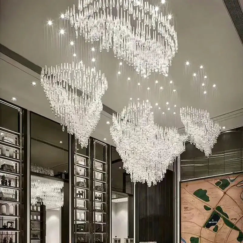 Decorbites crystal luxury chandelier for dining room and hotel lobby