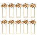 Elegant gold wedding flower stand 10 piece wedding flower set