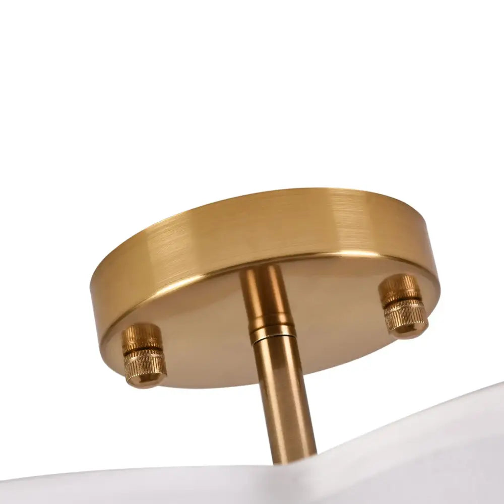 Elegant gold 4-light ceiling light fixture for bedroom