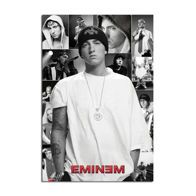 Eminem music star wall art bedroom posters