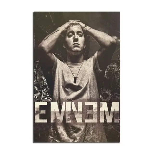 Eminem music star wall art bedroom posters