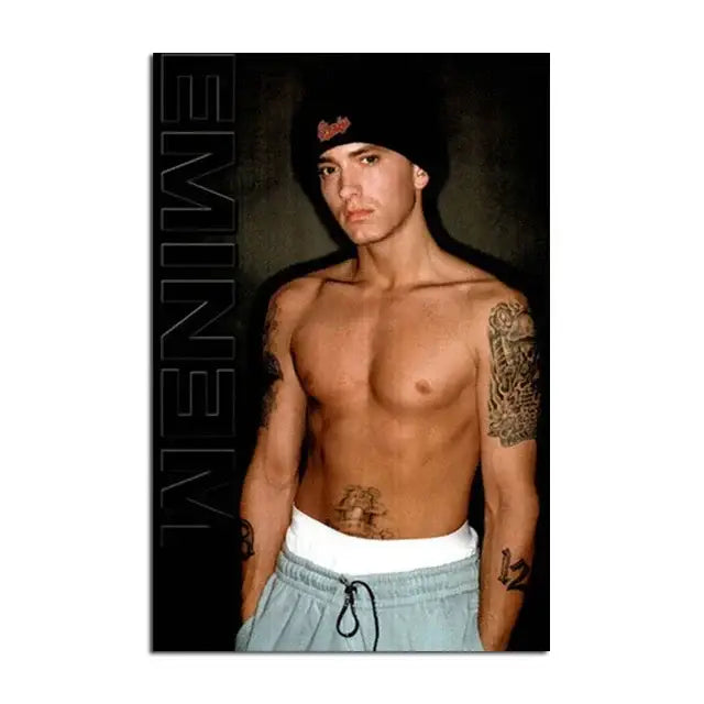 Eminem music star wall art bedroom posters