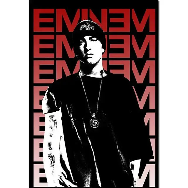 Eminem music star wall art bedroom posters