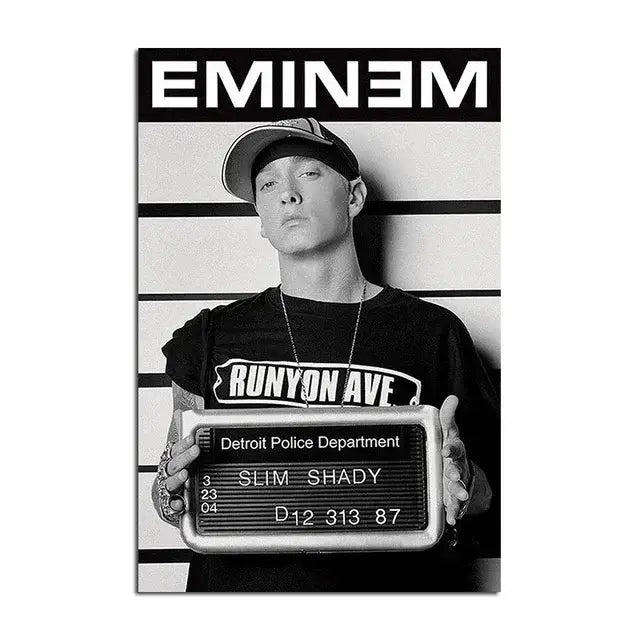 Eminem music star wall art bedroom posters