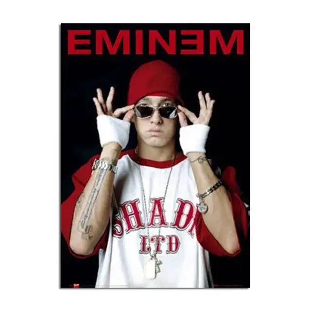 Eminem music star wall art bedroom posters