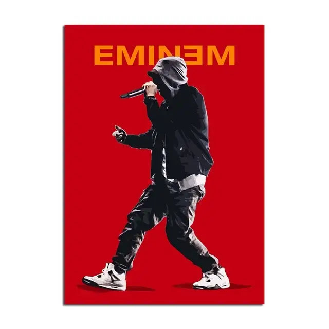 Eminem music star wall art bedroom posters