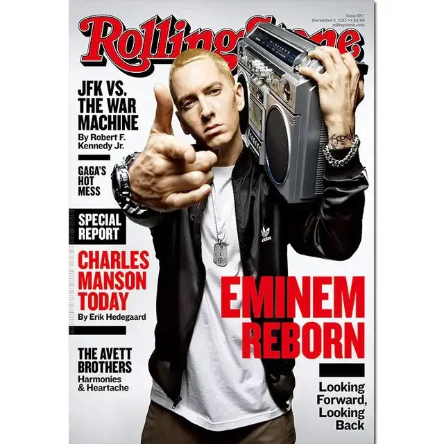 Eminem music star wall art bedroom posters