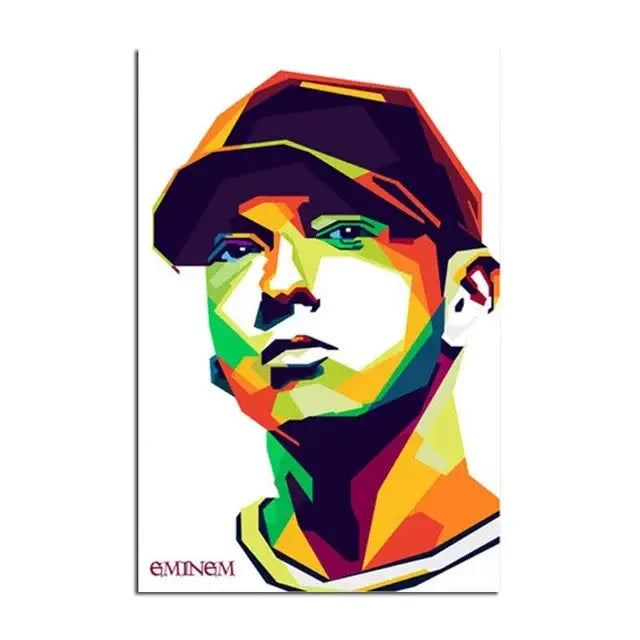 Eminem music star wall art bedroom posters