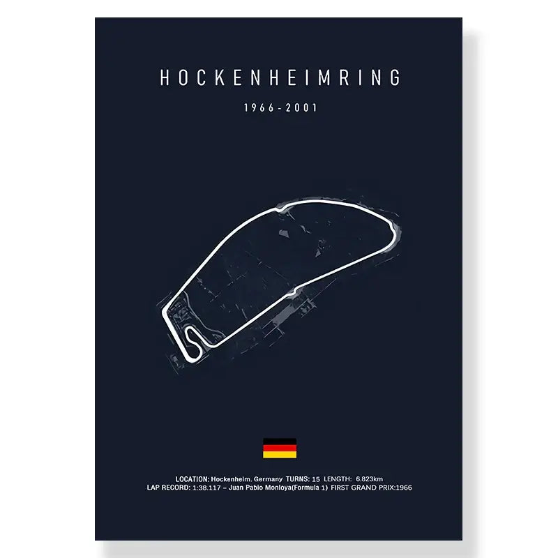 Monza italy f1 track circuit canvas wall art bedroom decor