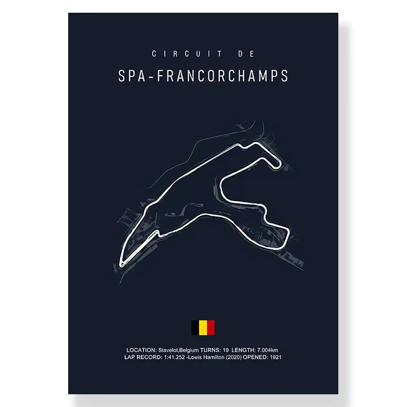 Modern navy marina bay singapore circuit canvas wall art bedroom
