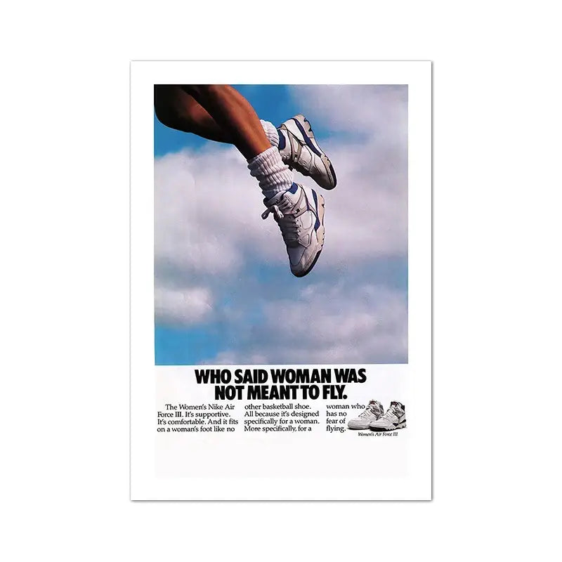 Colorful sneaker box canvas wall art bedroom minimalist poster
