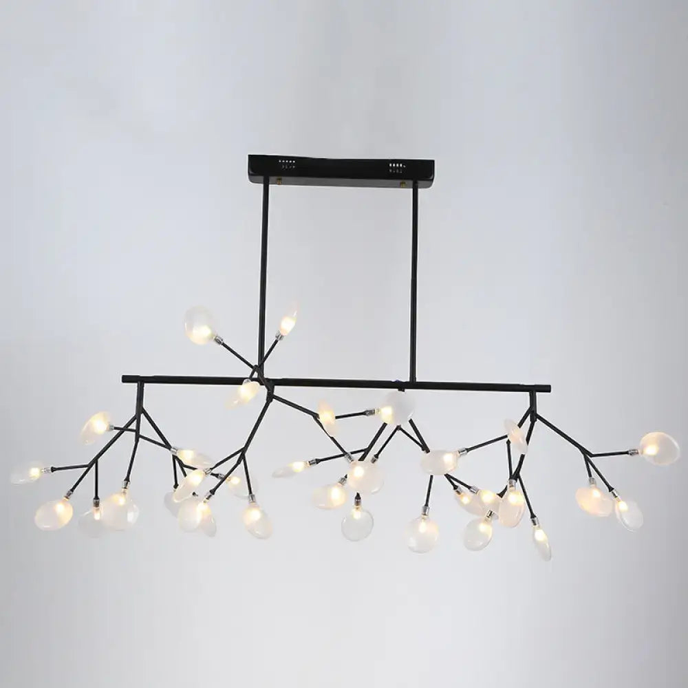 Modern gold firefly led island pendant light for dining room
