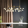 Postmodern brass finish firefly suspension light dining room chandelier