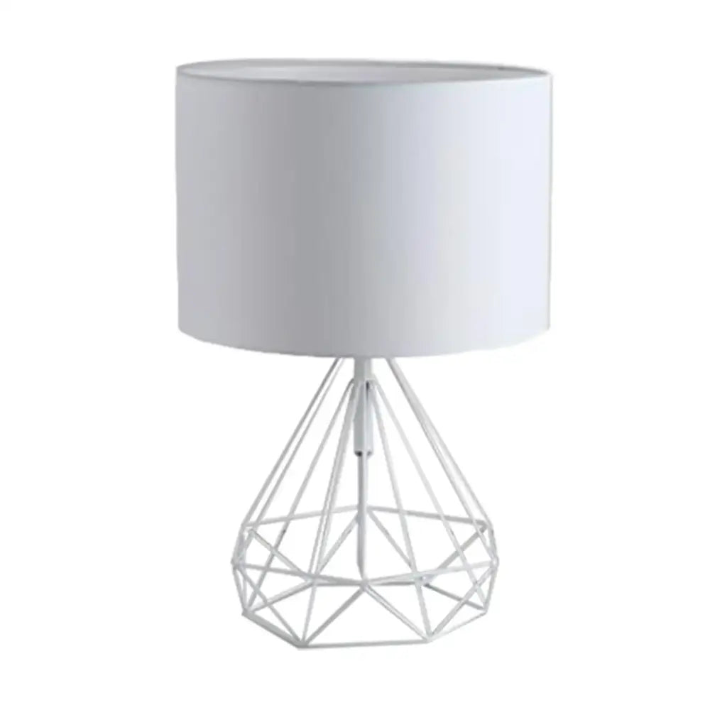 Decorbites geometric gold desk lamp black bedroom table light