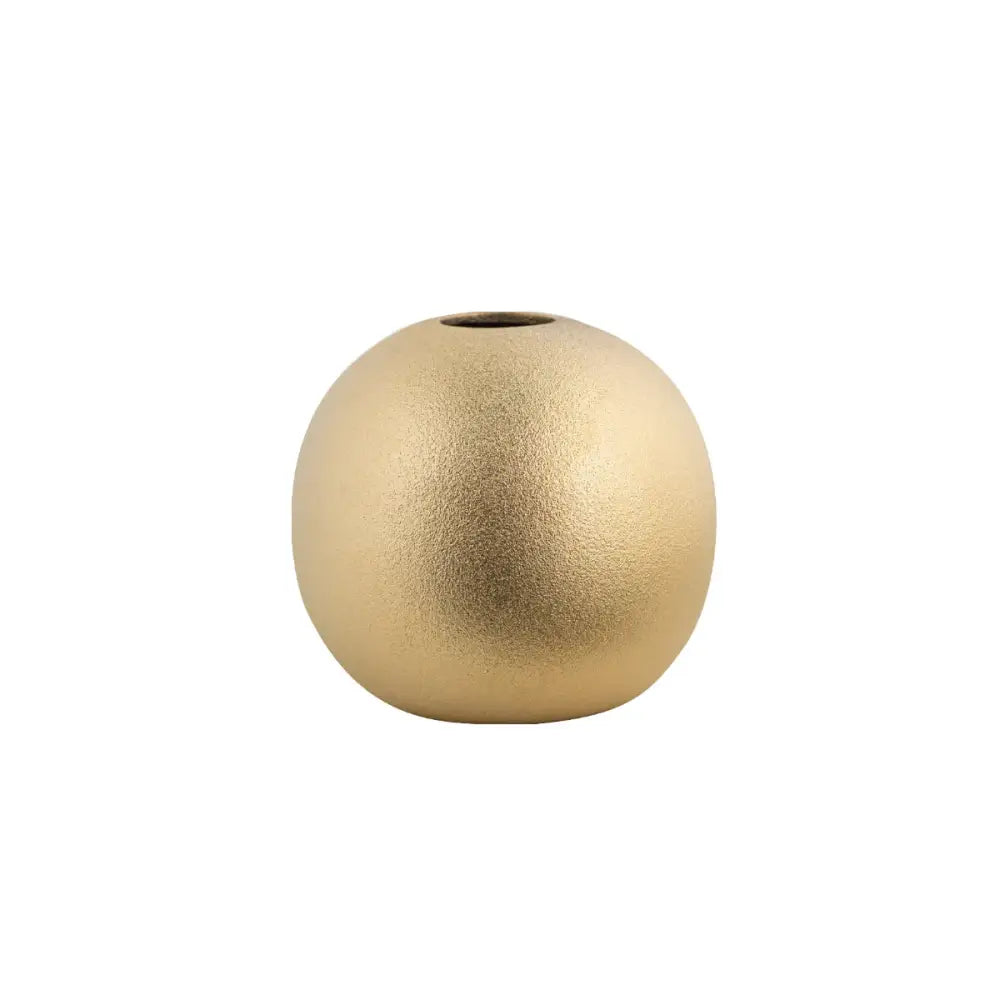 Decorbites geometric gold & silver spherical ceramic vases living room