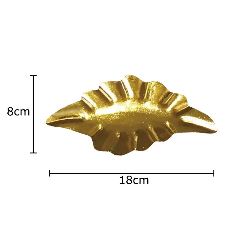 Modern gold & silver metallic fish wall hanging – living room art