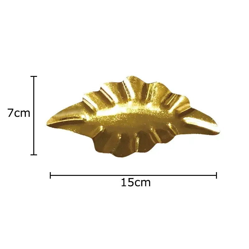 Modern gold & silver metallic fish wall hanging – living room art